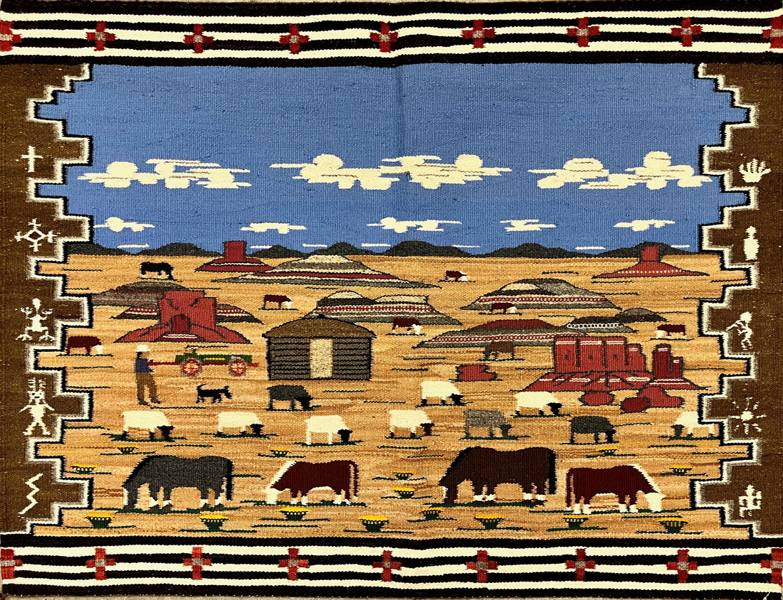 Navajo Pictorial Weavings. Native American. Santa Fe Art