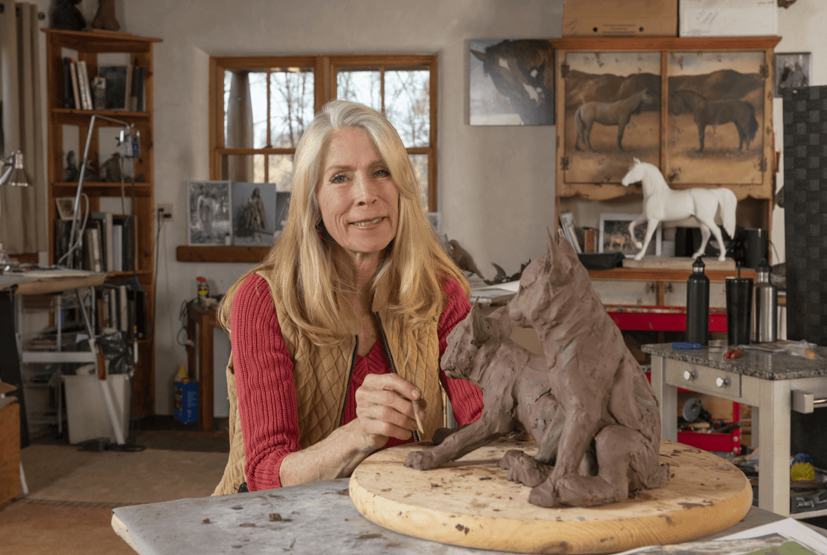 Legacy in the studio of Star Liana York. Santa Fe Art Gallery. Online Art Gallery.