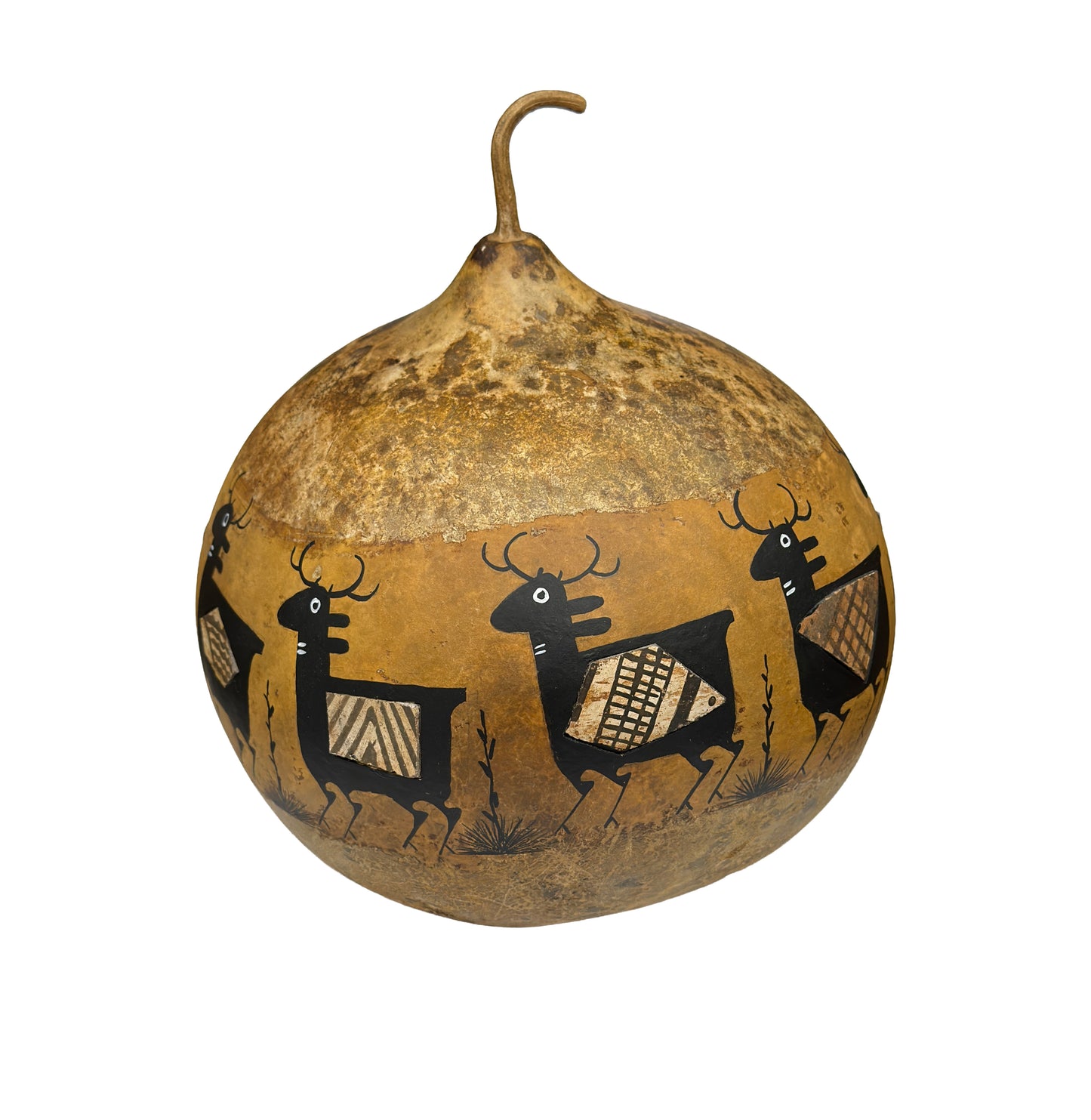 Deer Gourd Bowl
