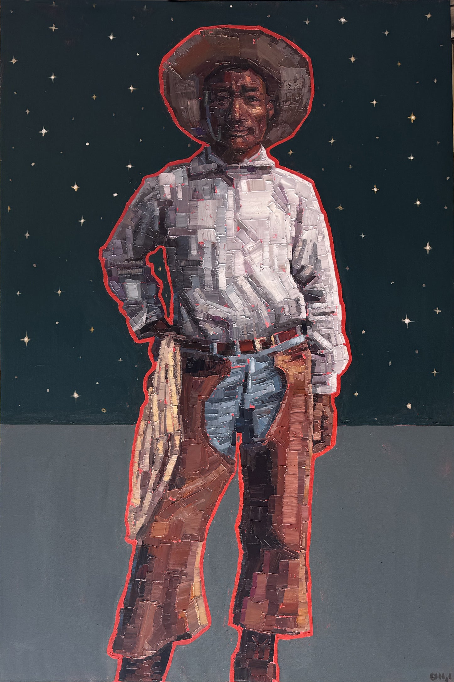 Bill Pickett-Painting-Aaron Hazel-Sorrel Sky Gallery