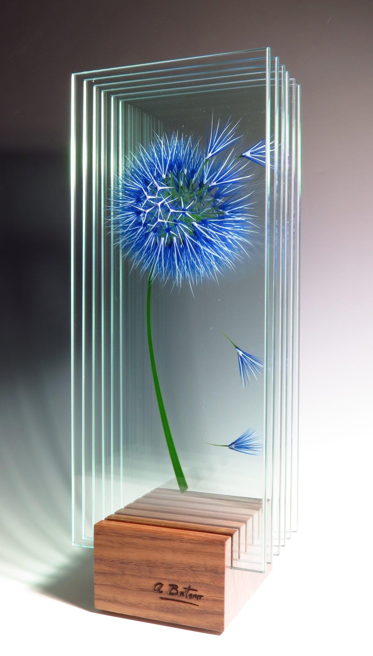 Sapphire Stardust-sculpture-Ana Maria Botero-Sorrel Sky Gallery