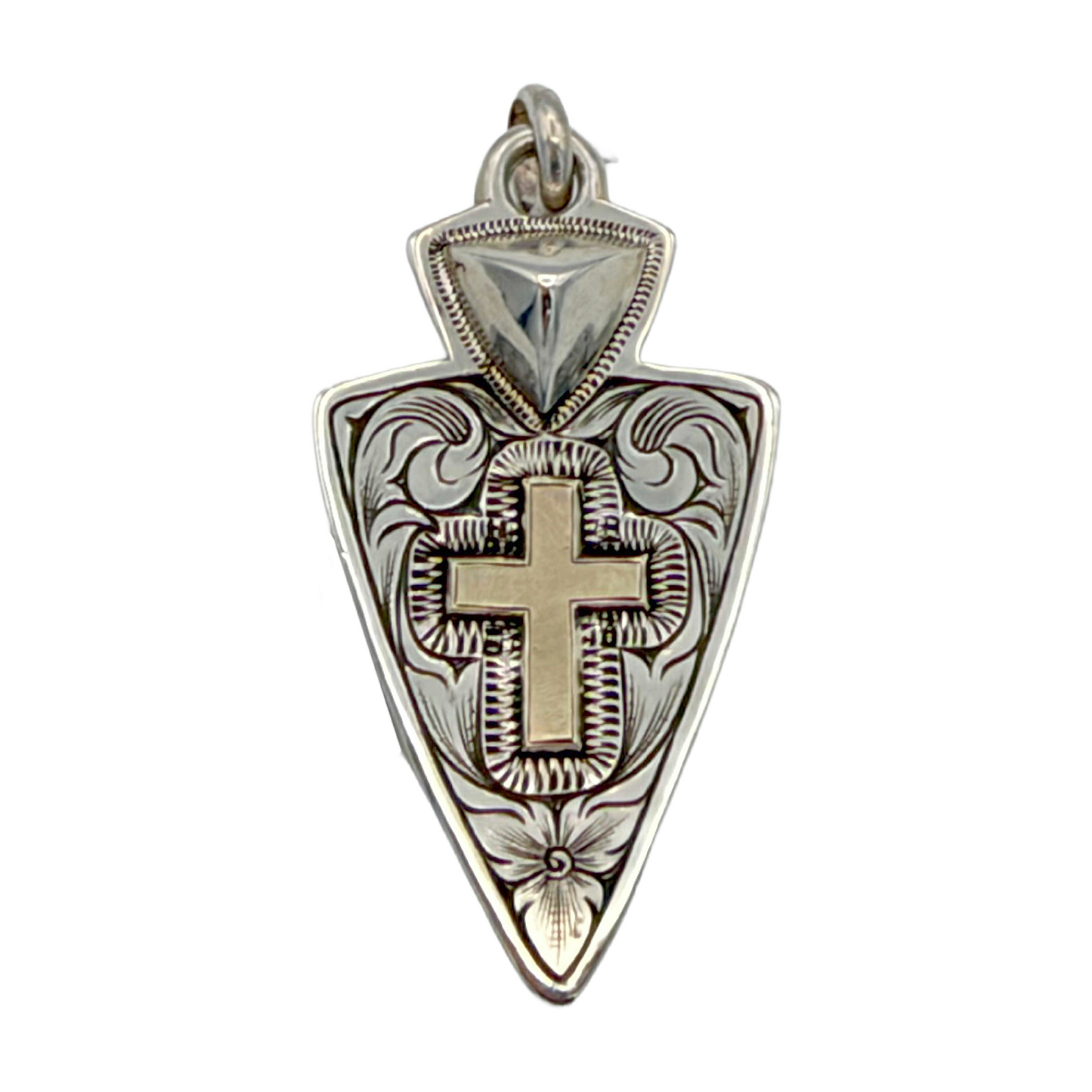 Arrowhead w/ Cross Pendant