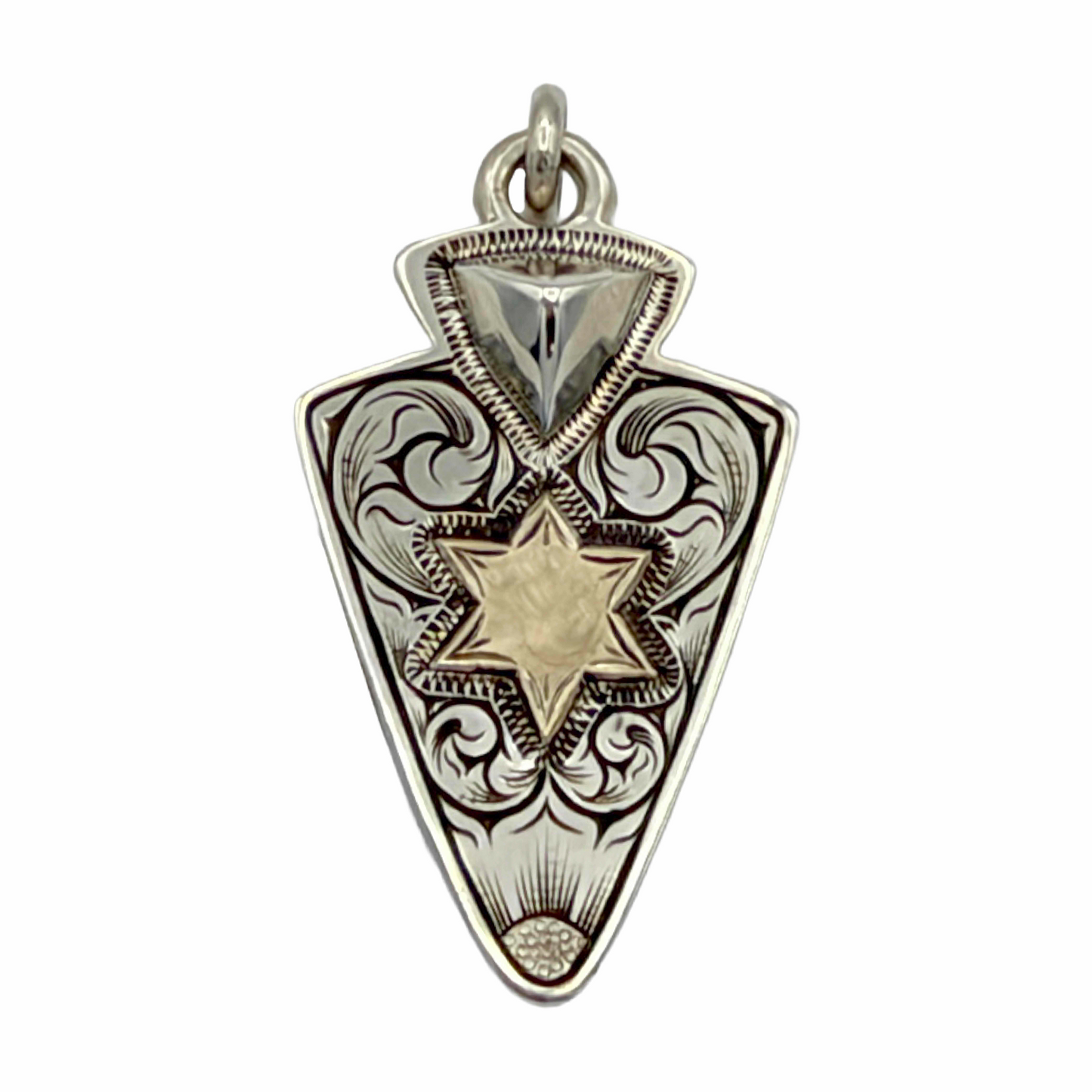 Arrowhead w/ Star of David Pendant