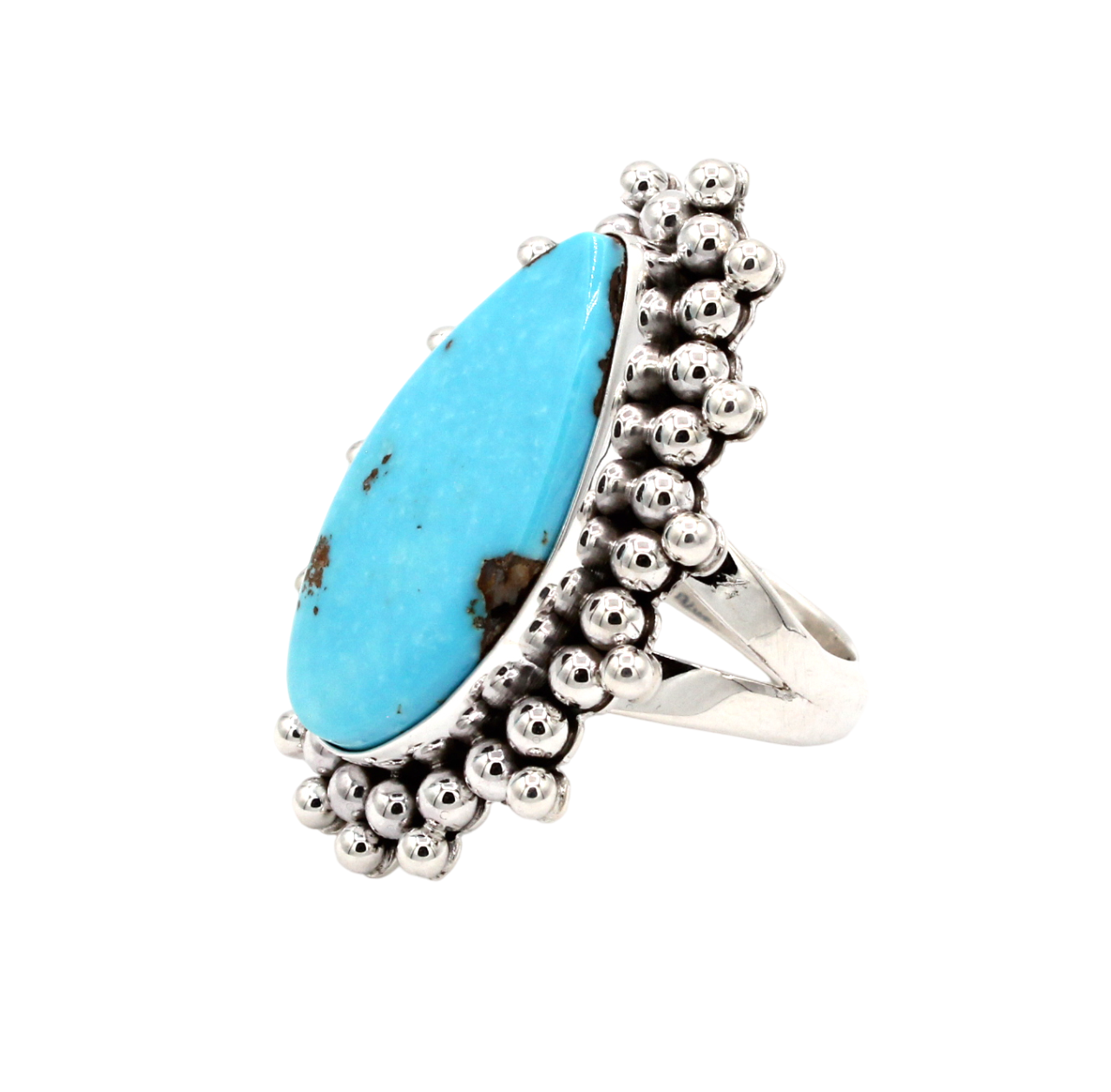 Blue Gem Turquoise Ring-Jewelry-Artie Yellowhorse-Sorrel Sky Gallery