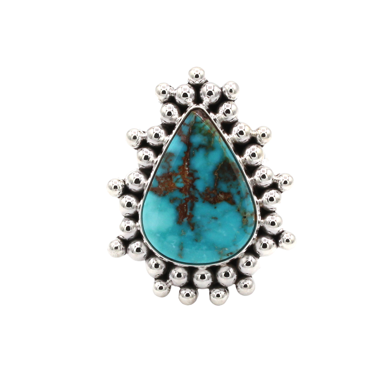Blue Gem Turquoise Ring-Jewelry-Artie Yellowhorse-Sorrel Sky Gallery