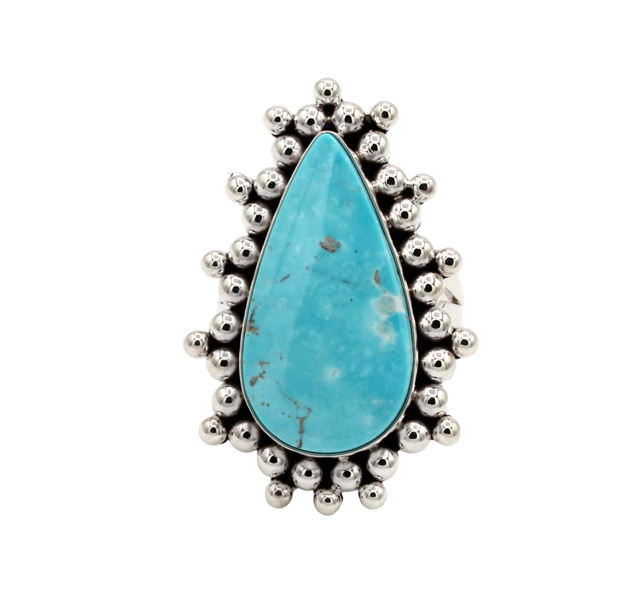 Blue Gem Turquoise Ring-Jewelry-Artie Yellowhorse-Sorrel Sky Gallery