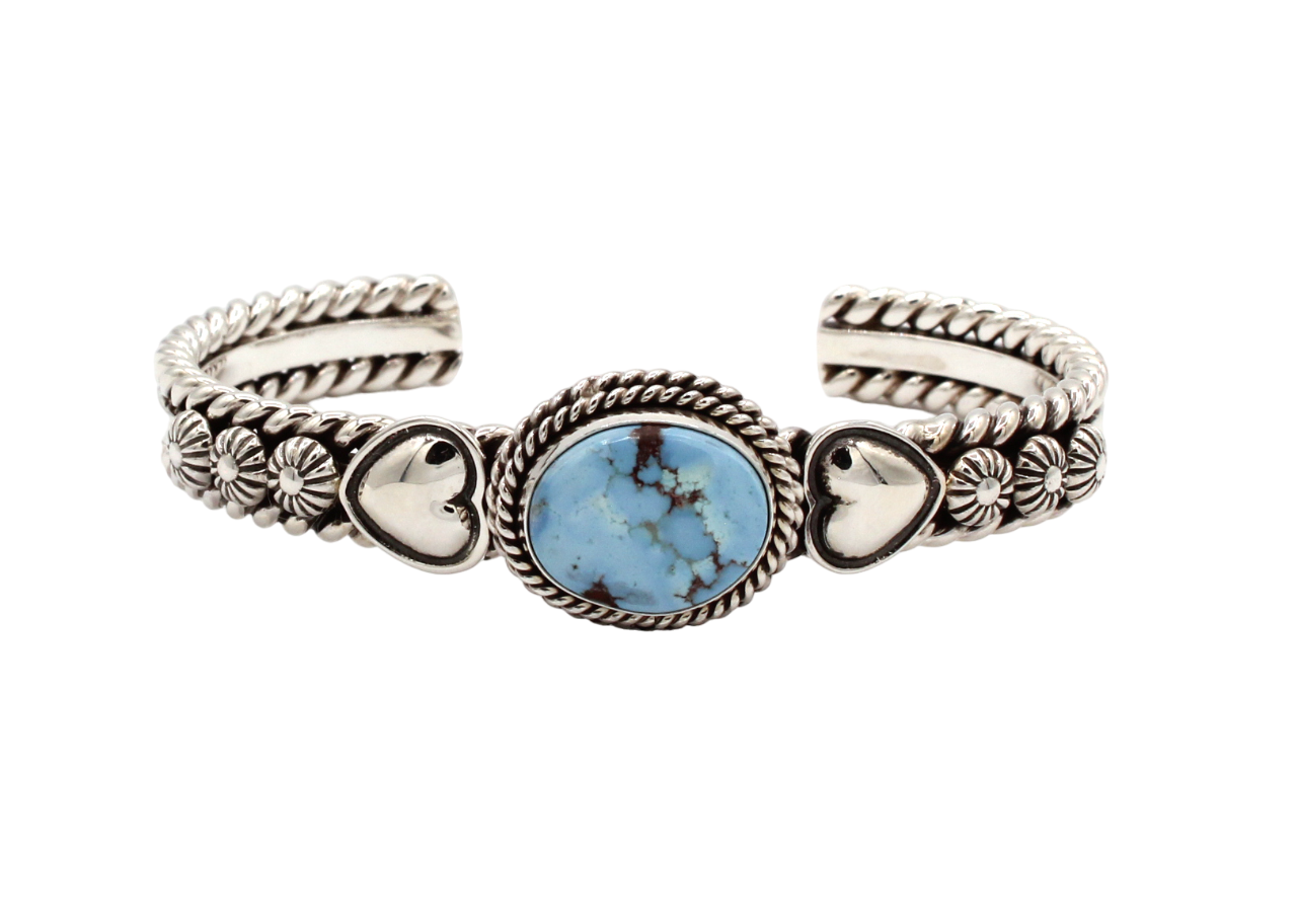 Golden Hills Turquoise Cuff Bracelet-Jewelry-Artie Yellowhorse-Sorrel Sky Gallery