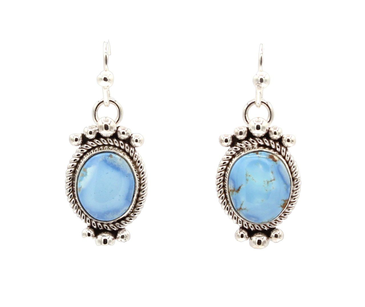 Golden Hills Turquoise Drop Earrings-Jewelry-Artie Yellowhorse-Sorrel Sky Gallery