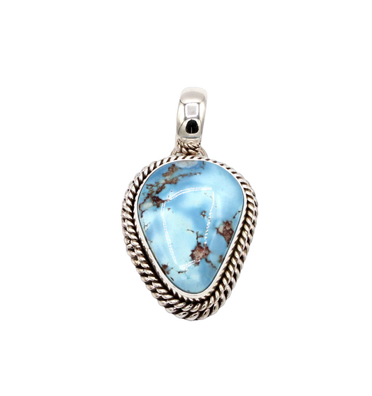 Golden Hills Turquoise Pendant-Jewelry-Artie Yellowhorse-Sorrel Sky Gallery