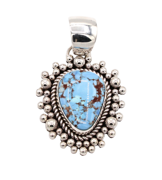 Golden Hills Turquoise Pendant-Jewelry-Artie Yellowhorse-Sorrel Sky Gallery