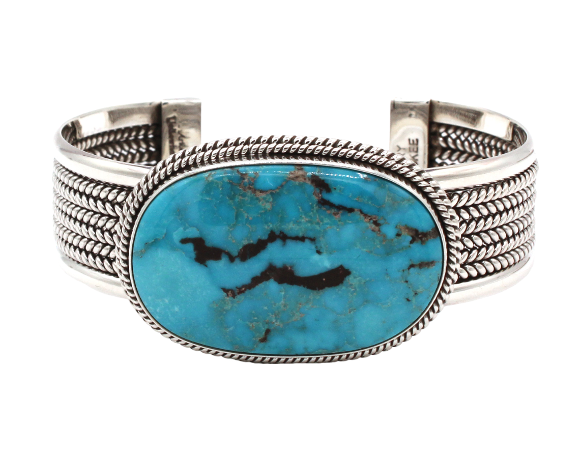 Kingman Cuff Bracelet-Jewelry-Artie Yellowhorse-Sorrel Sky Gallery