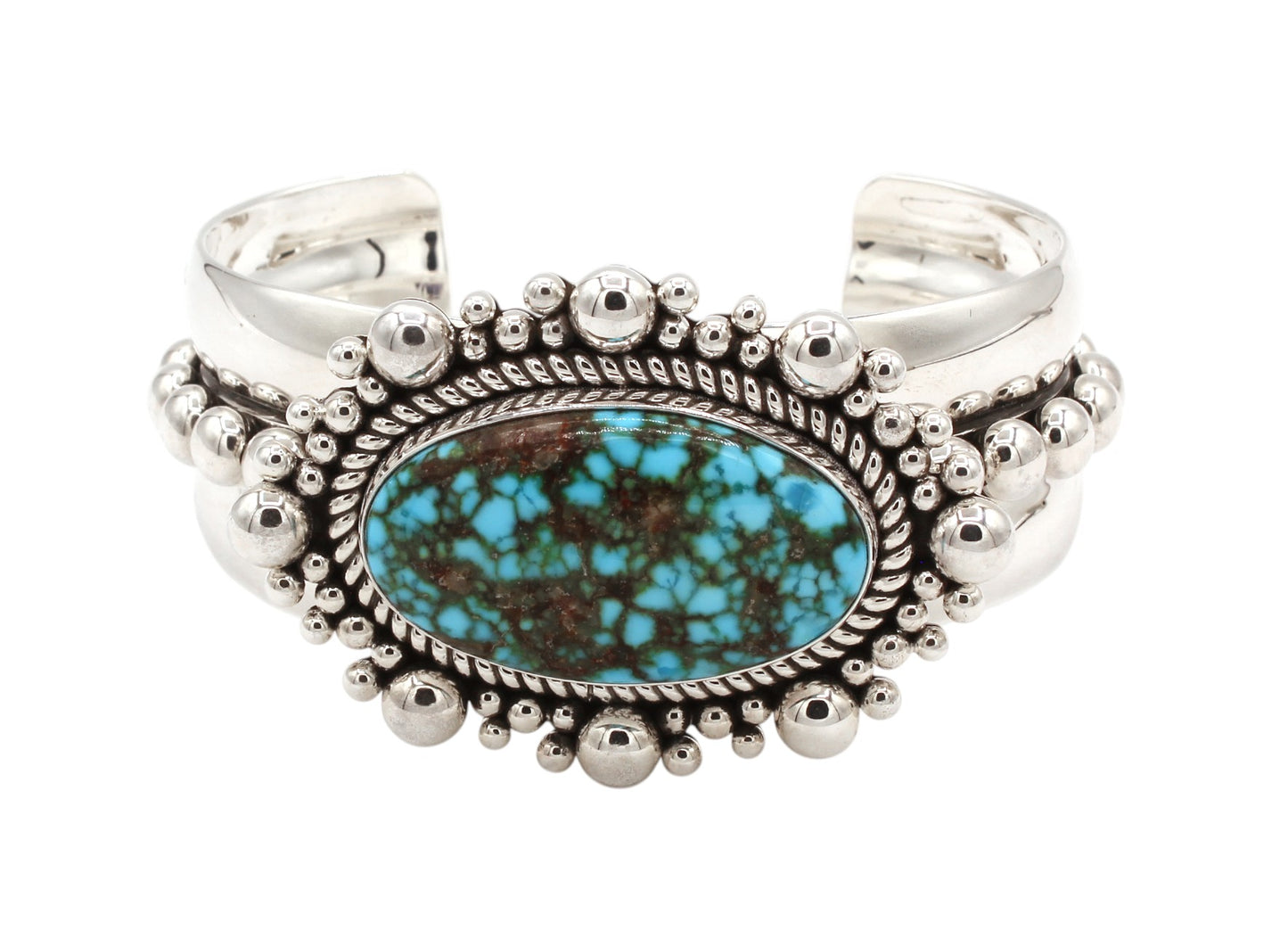 Kingman Cuff Bracelet-Jewelry-Artie Yellowhorse-Sorrel Sky Gallery