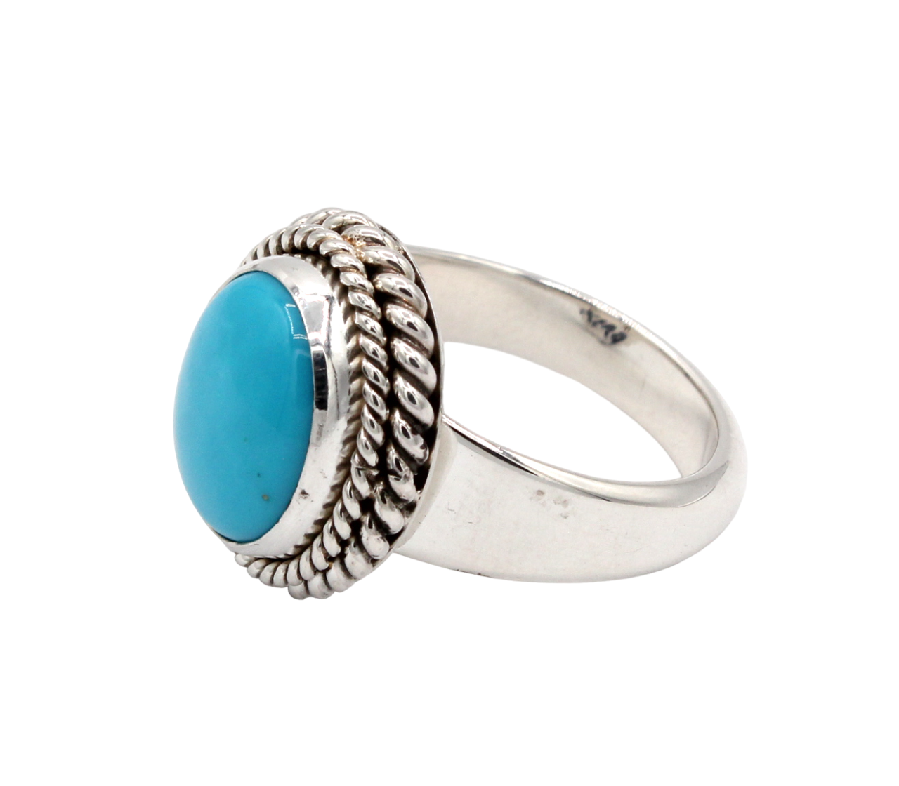 Oval Kingman Ring-Jewelry-Artie Yellowhorse-Sorrel Sky Gallery