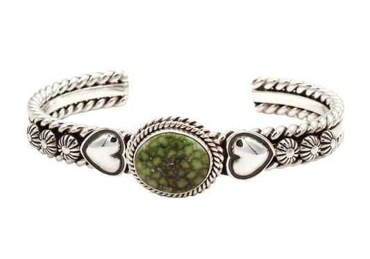 Sonoran Gold Turquoise Cuff Bracelet-Jewelry-Artie Yellowhorse-Sorrel Sky Gallery