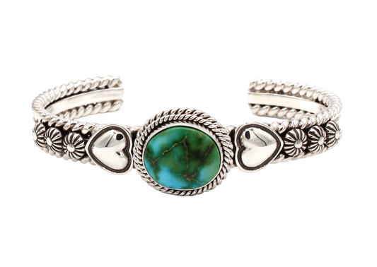 Sonoran Gold Turquoise Cuff Bracelet-Jewelry-Artie Yellowhorse-Sorrel Sky Gallery