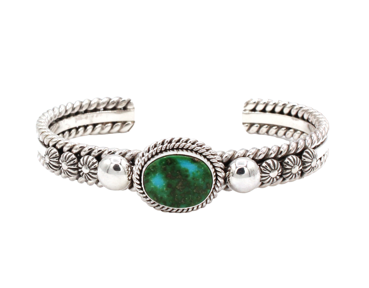 Sonoran Gold Turquoise Cuff Bracelet-Jewelry-Artie Yellowhorse-Sorrel Sky Gallery