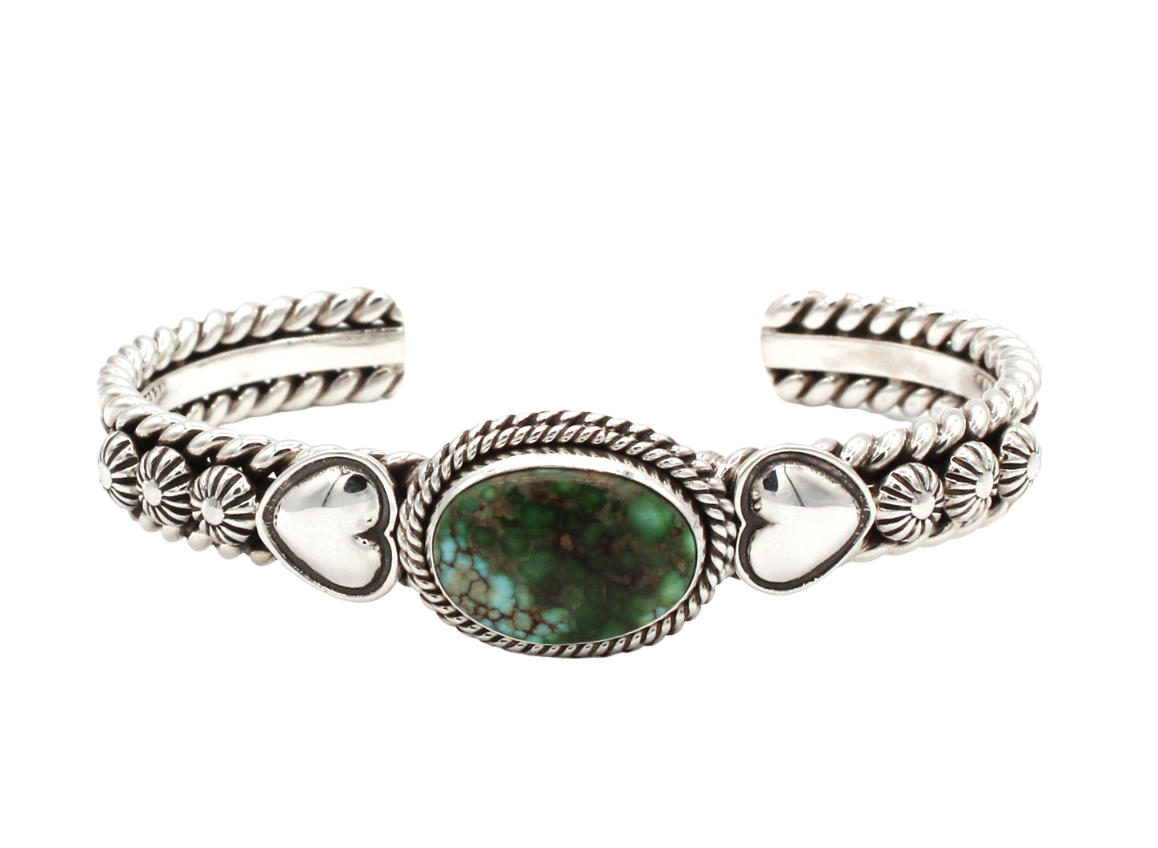 Sonoran Gold Turquoise Cuff Bracelet-Jewelry-Artie Yellowhorse-Sorrel Sky Gallery