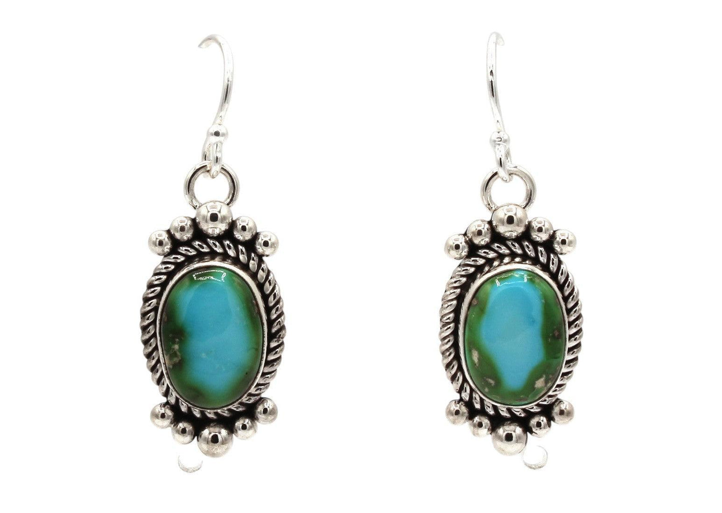 Sonoran Gold Turquoise Drop Earrings-Jewelry-Artie Yellowhorse-Sorrel Sky Gallery