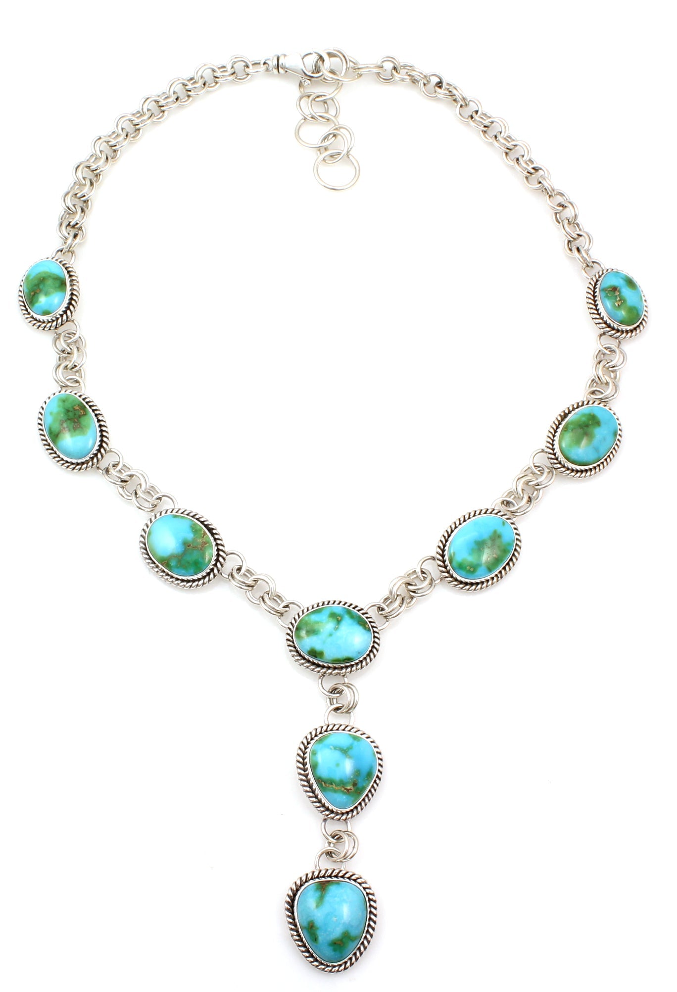 Sonoran Gold Turquoise Y Necklace-Jewelry-Artie Yellowhorse-Sorrel Sky Gallery