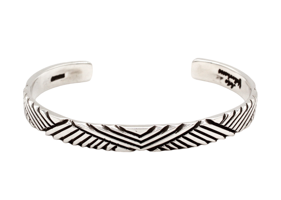 Stamped Cuff Bracelet-Jewelry-Artie Yellowhorse-Sorrel Sky Gallery