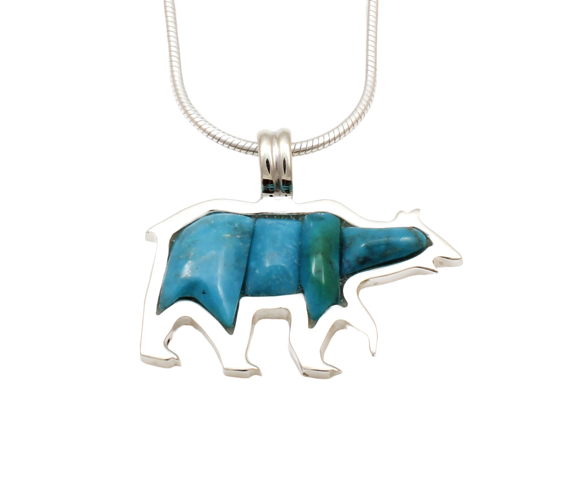 Bear Pendant-Jewelry-Ben Nighthorse-Sorrel Sky Gallery