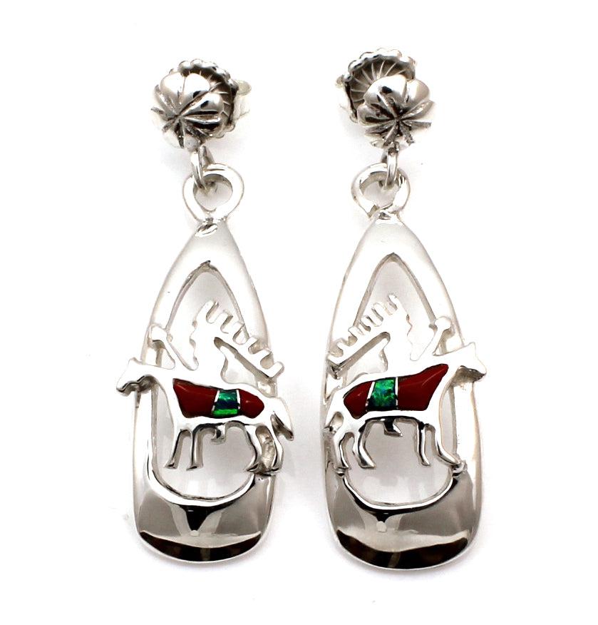 Chief on Horse Earrings