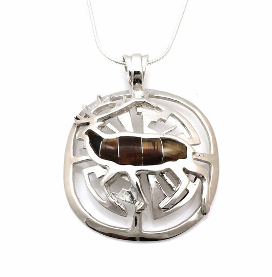 Mountain Monarch (Elk) Pendant-Jewelry-Ben Nighthorse-Sorrel Sky Gallery