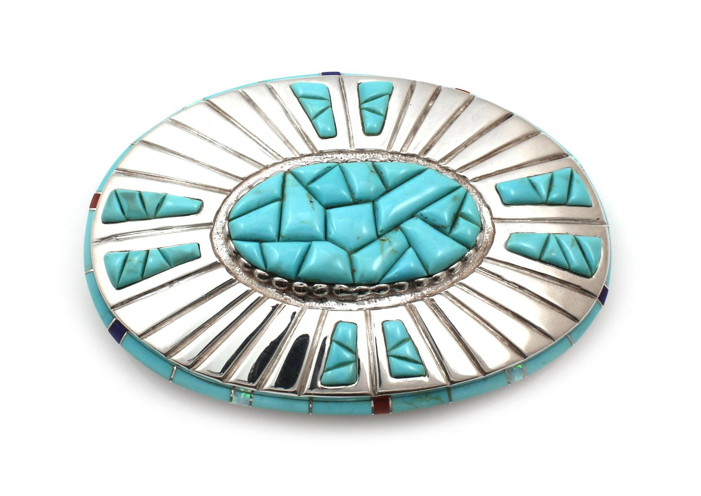 Oval Of Oval Buckle-Jewelry-Ben Nighthorse-Sorrel Sky Gallery