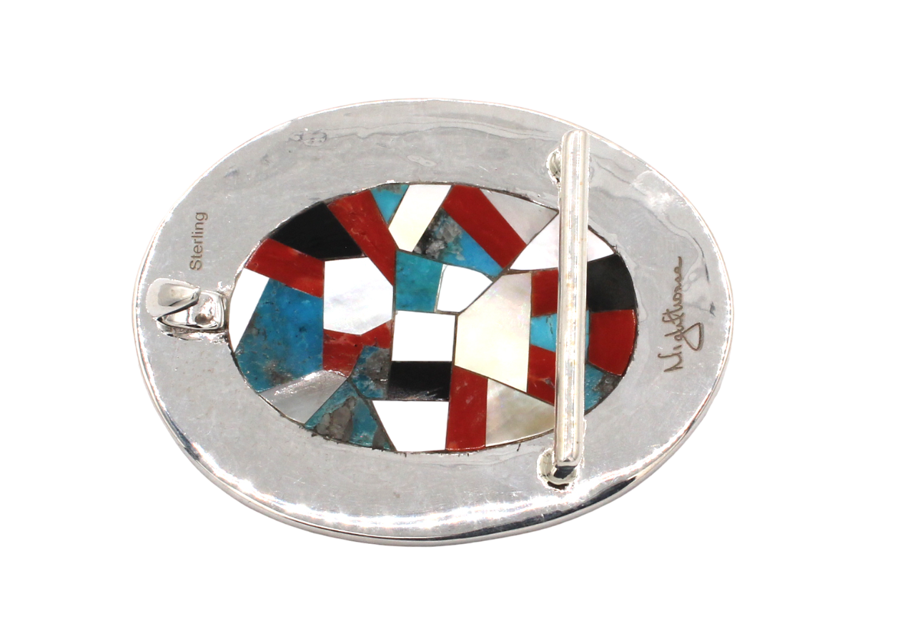 Oval of Oval Vintage Buckle-Jewelry-Ben Nighthorse-Sorrel Sky Gallery
