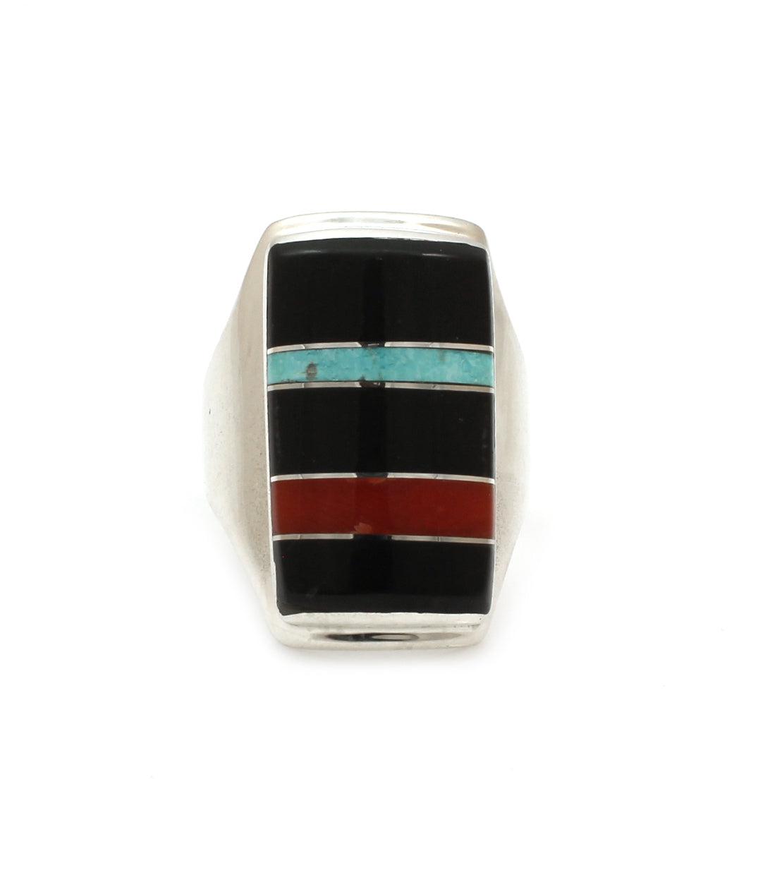 Rectangular Top Inlay Ring