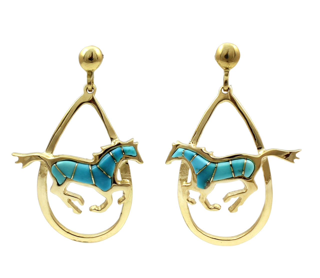 Running Horse Earrings