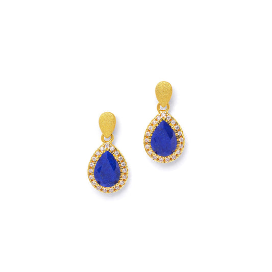 Antoinette Earrings Lapis-Jewelry-Bernd Wolf-Sorrel Sky Gallery