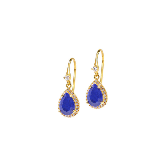 Antonia Earrings Lapis-Jewelry-Bernd Wolf-Sorrel Sky Gallery