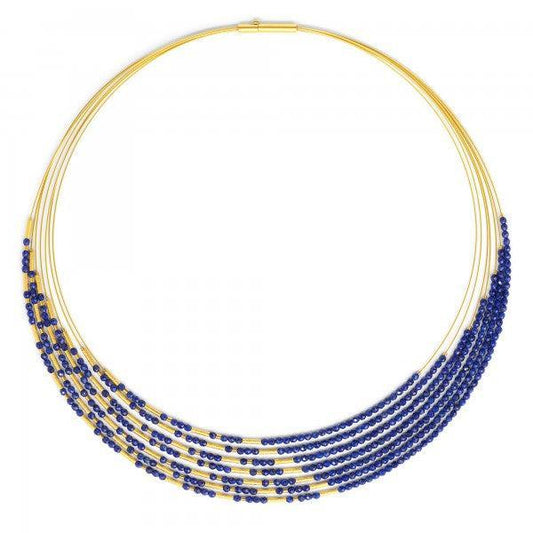 Cliascala Lapis Necklace-Jewelry-Bernd Wolf-Sorrel Sky Gallery