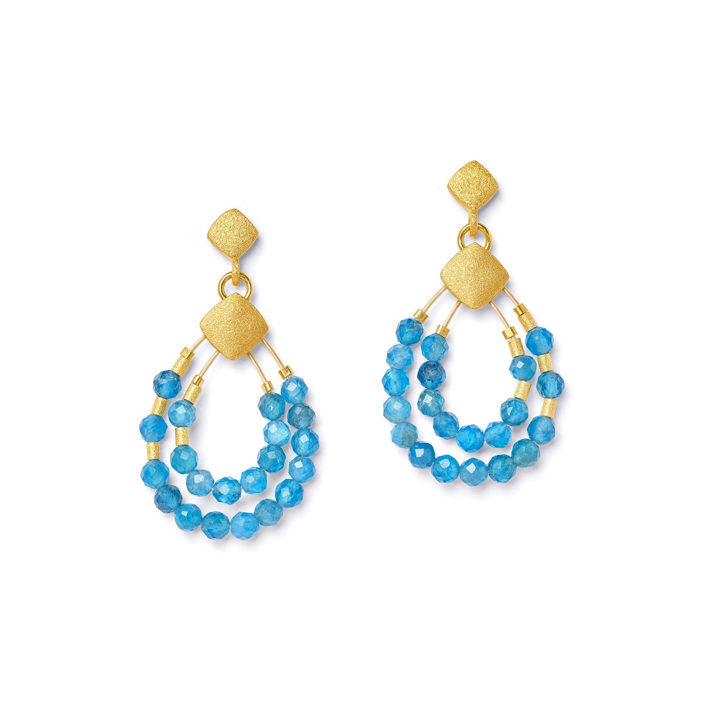 Climini Earrings Apatite-Jewelry-Bernd Wolf-Sorrel Sky Gallery
