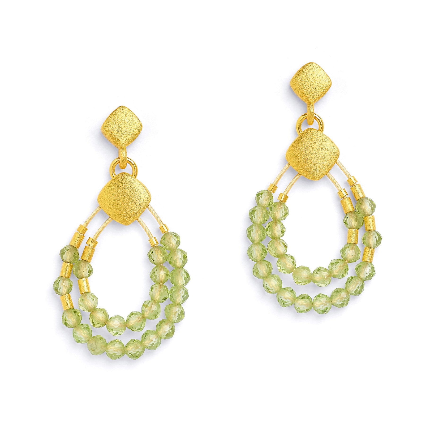 Climini Earrings Peridot-Jewelry-Bernd Wolf-Sorrel Sky Gallery