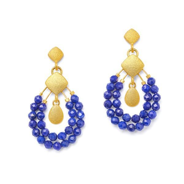 Clindro Lapis Earrings-Jewelry-Bernd Wolf-Sorrel Sky Gallery
