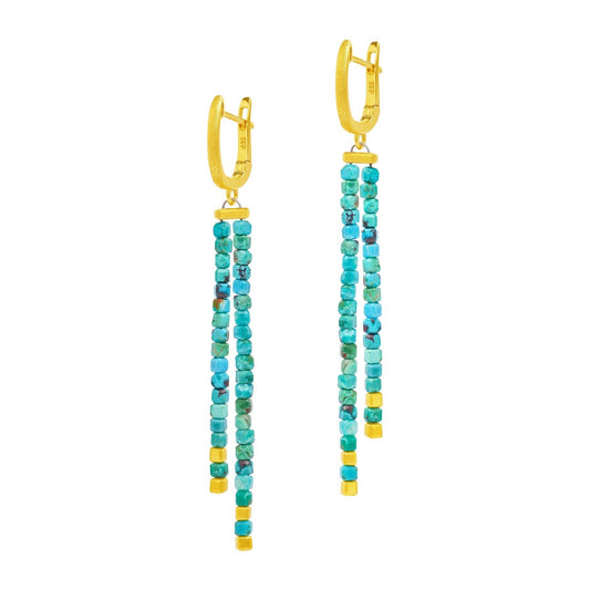 Cubilan Earrings Turquoise-Jewelry-Bernd Wolf-Sorrel Sky Gallery