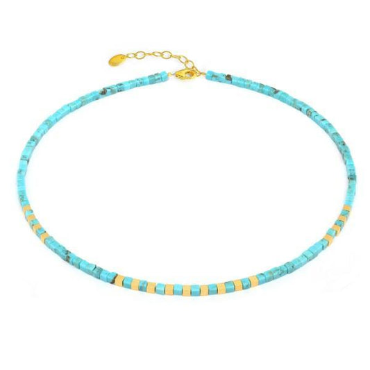 Cubis Turquoise Necklace-Jewelry-Bernd Wolf-Sorrel Sky Gallery