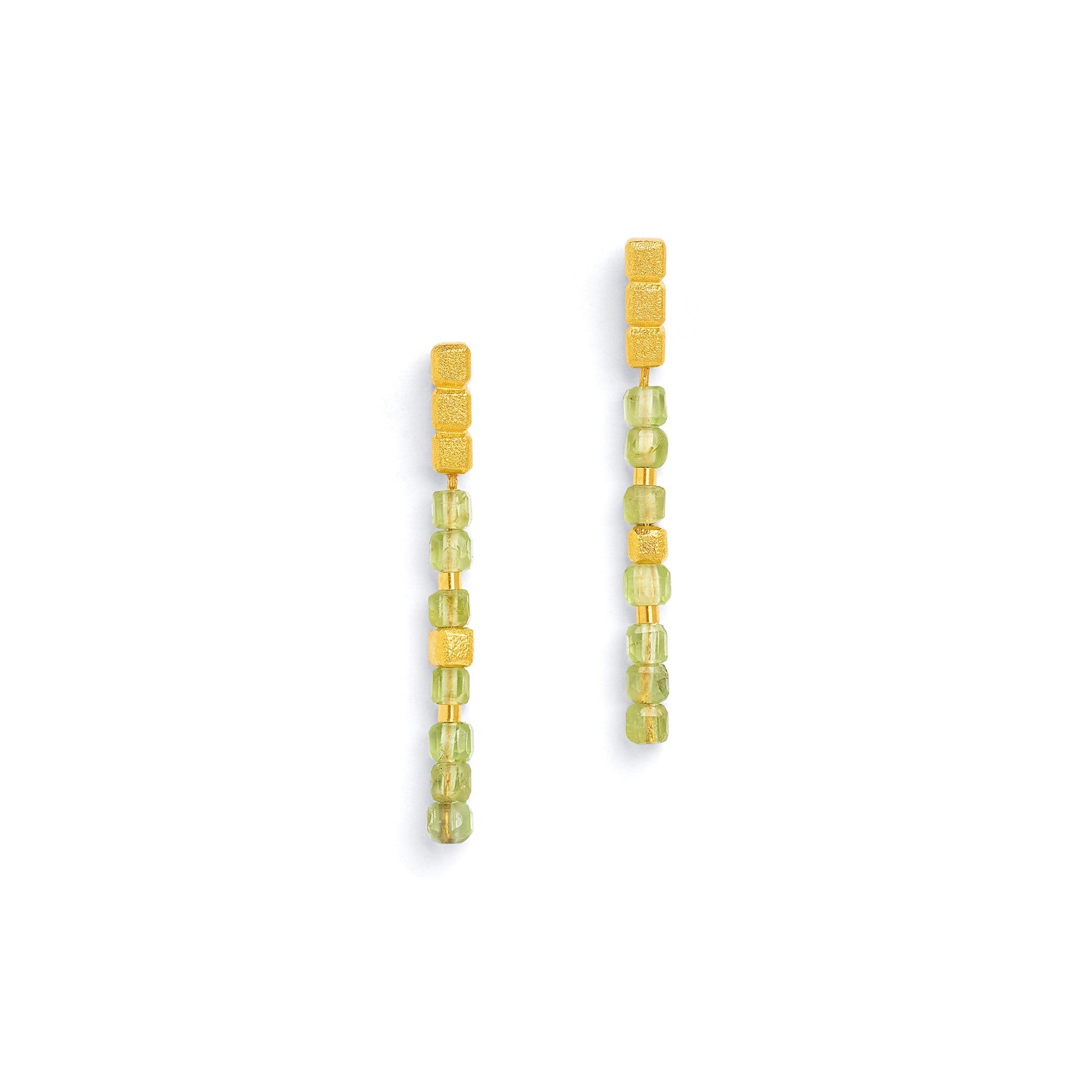 Cuseni Earrings Peridot-Jewelry-Bernd Wolf-Sorrel Sky Gallery