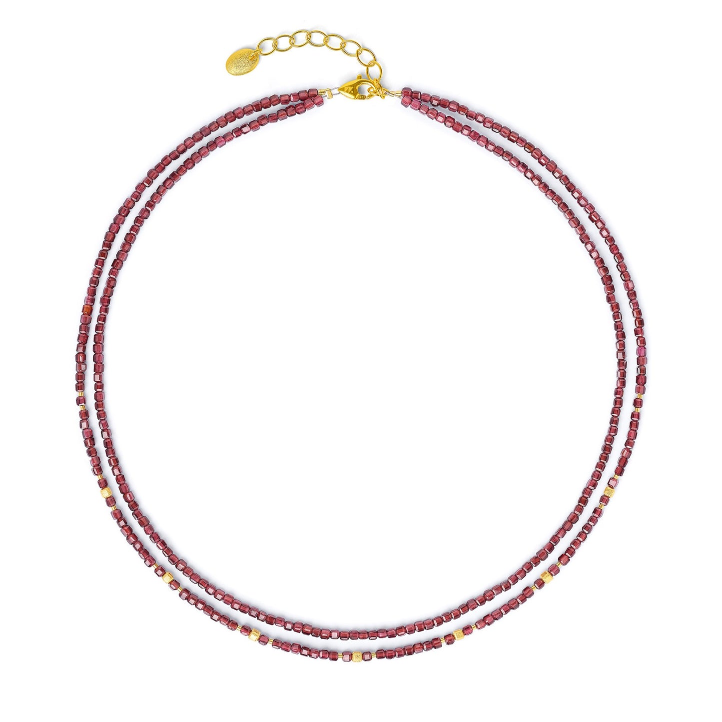 Cusoli necklace Garnet-Jewelry-Bernd Wolf-Sorrel Sky Gallery