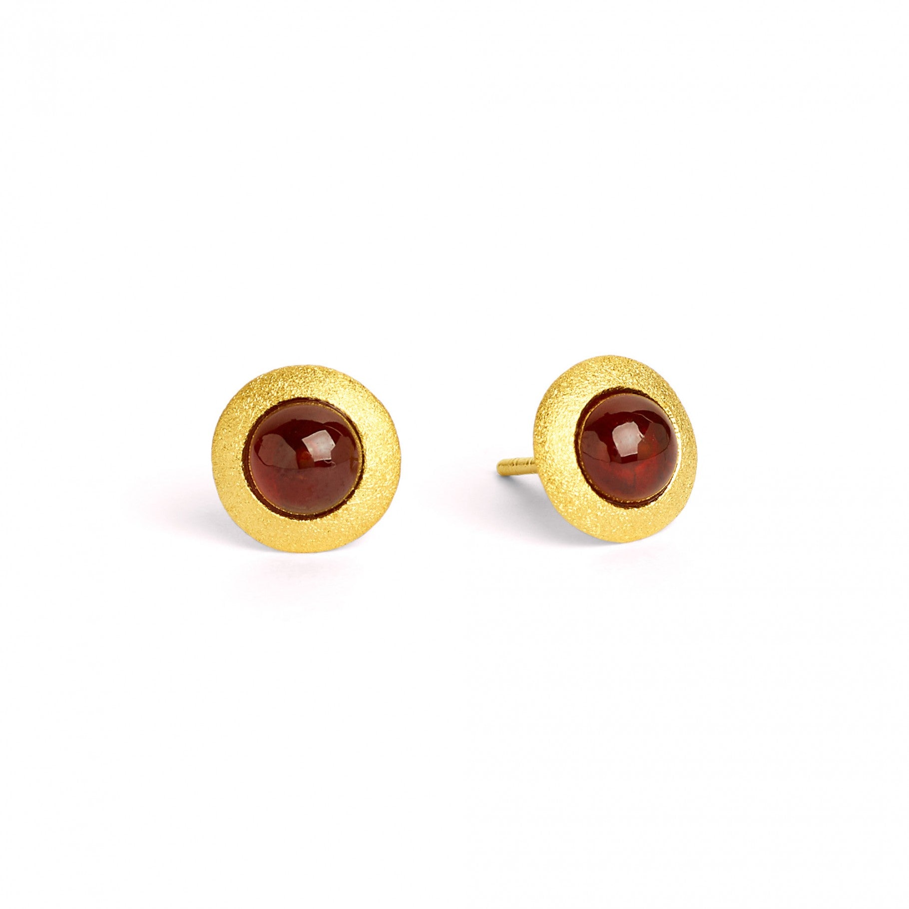 Disca stud Garnet-Jewelry-Bernd Wolf-Sorrel Sky Gallery
