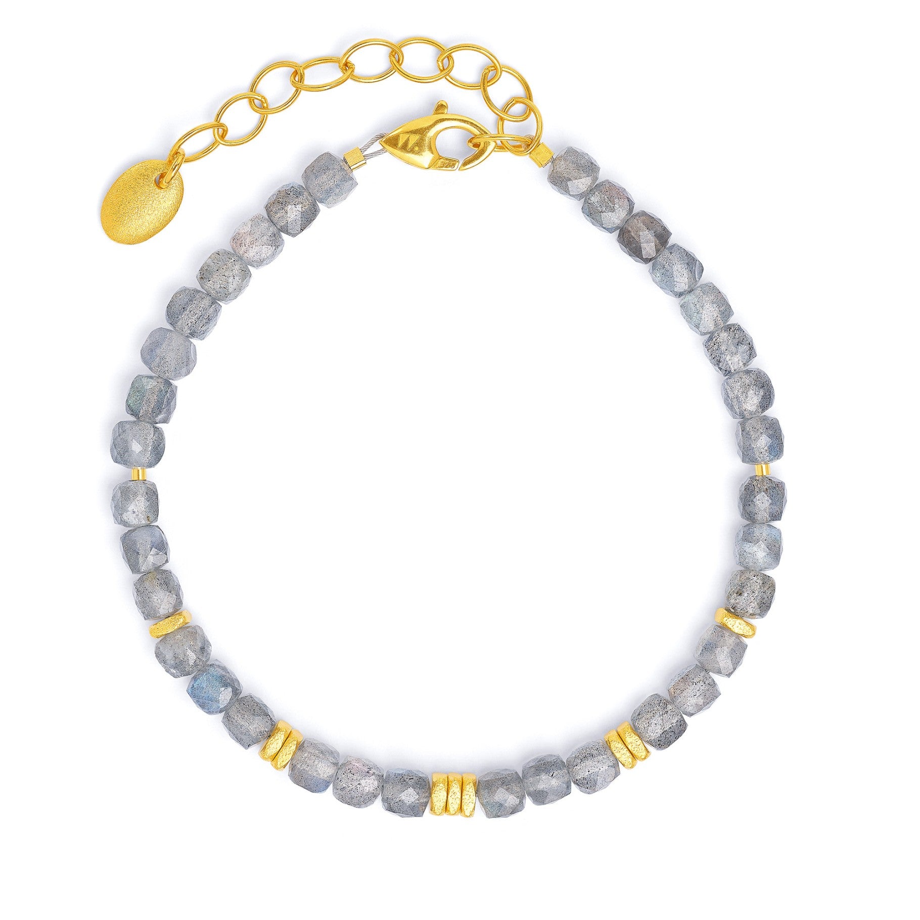 Fabella bracelet Labradorite-Jewelry-Bernd Wolf-Sorrel Sky Gallery