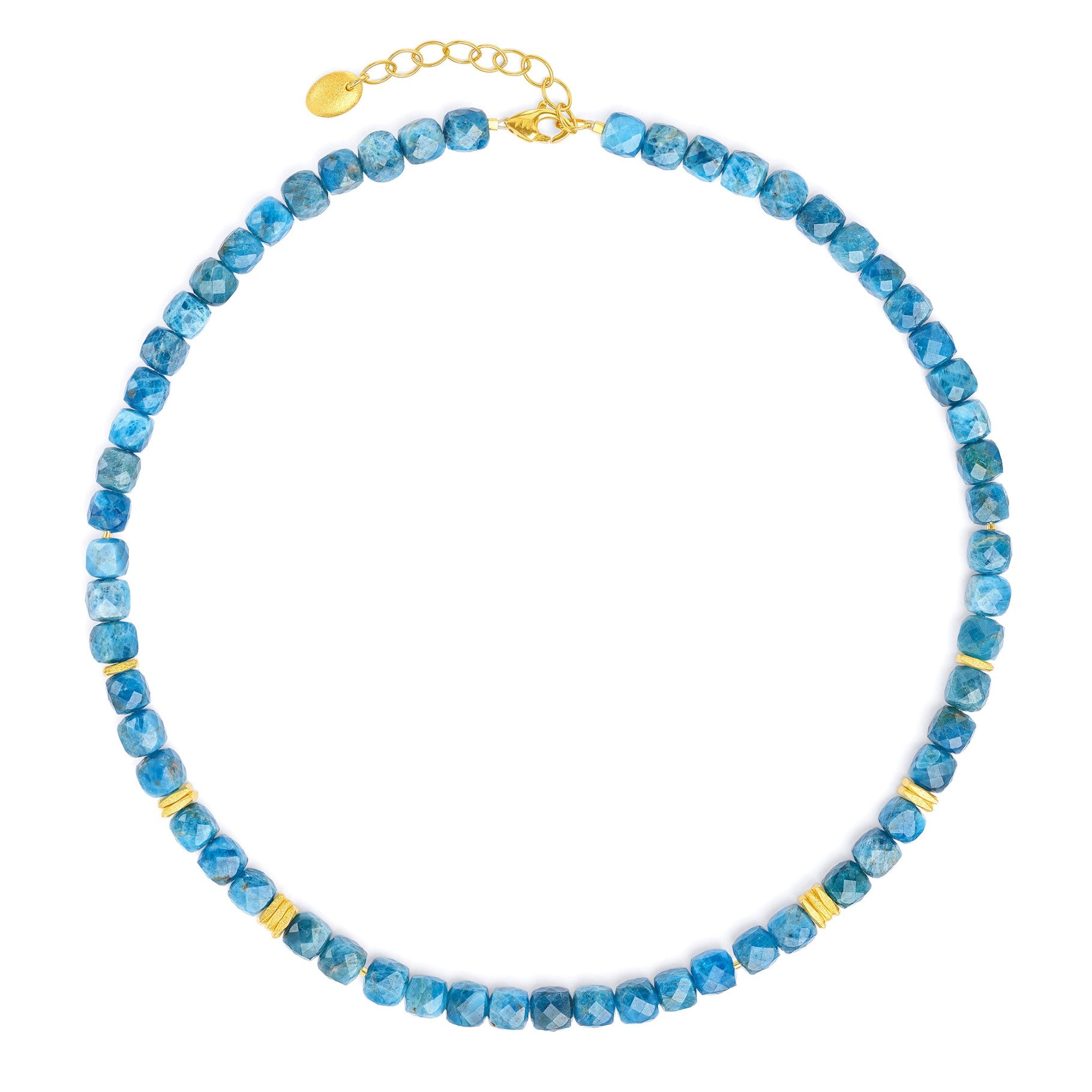 Fabello necklace Apatite-Jewelry-Bernd Wolf-Sorrel Sky Gallery