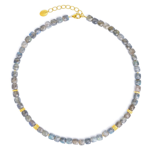 Fabello necklace Labradorite-Jewelry-Bernd Wolf-Sorrel Sky Gallery