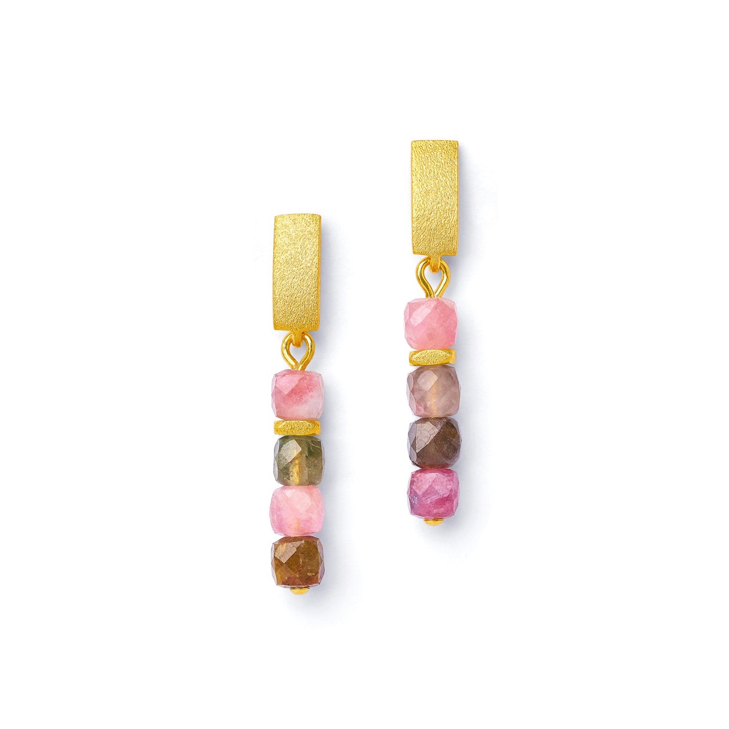 Fabricia Earrings Tourmaline-Jewelry-Bernd Wolf-Sorrel Sky Gallery