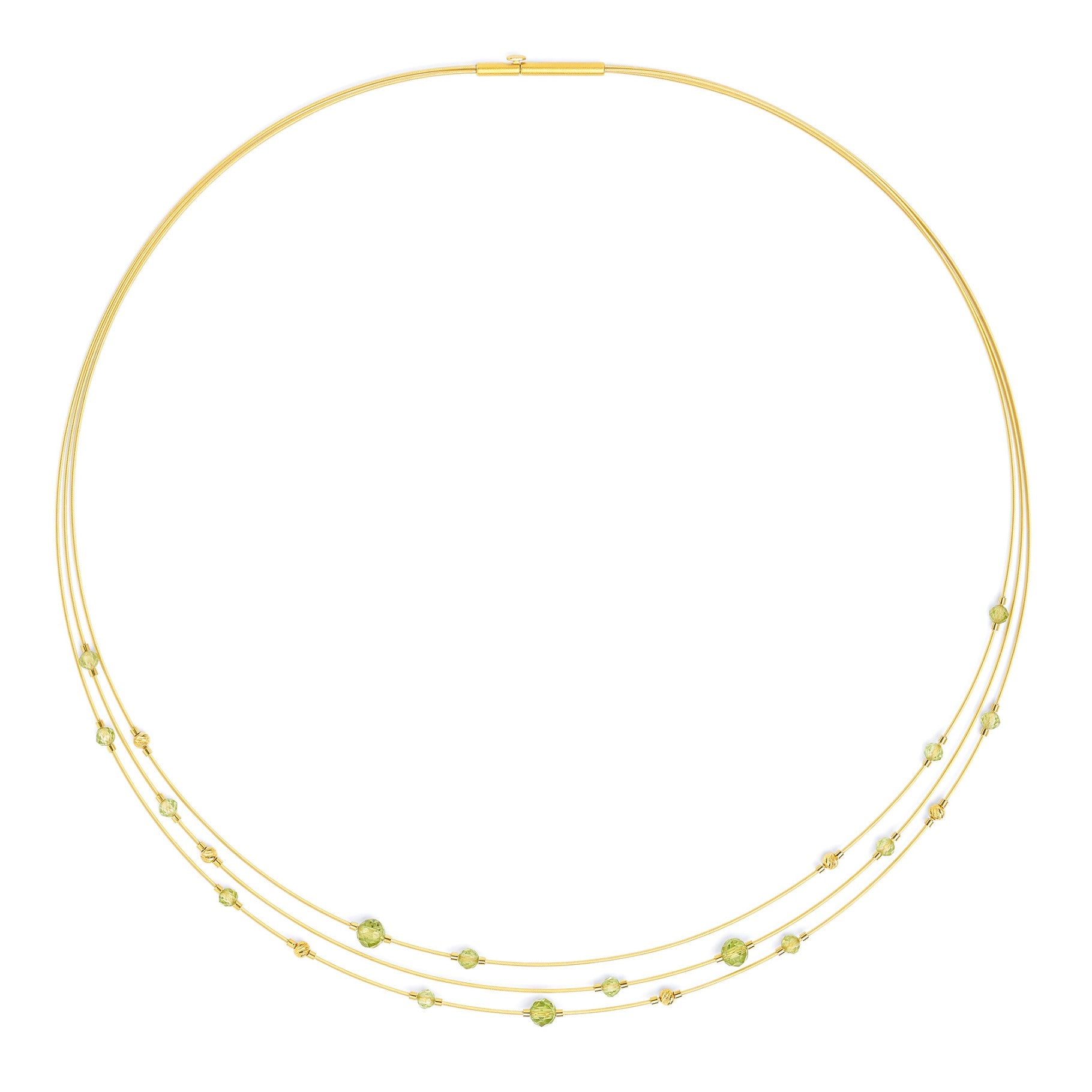 Facelana necklace Peridot-Jewelry-Bernd Wolf-Sorrel Sky Gallery