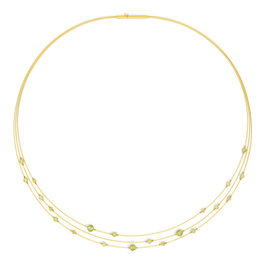 Facelana necklace Peridot-Jewelry-Bernd Wolf-Sorrel Sky Gallery