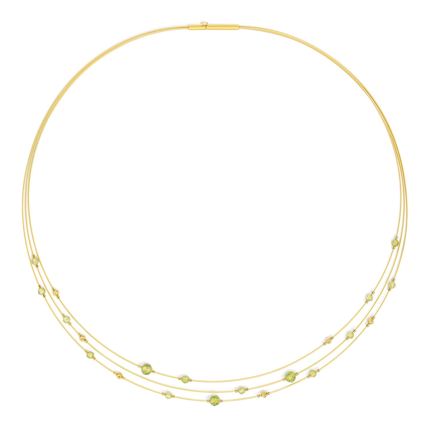 Facelana necklace Peridot-Jewelry-Bernd Wolf-Sorrel Sky Gallery