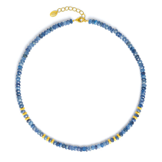 Fanias necklace Kyanite-Jewelry-Bernd Wolf-Sorrel Sky Gallery